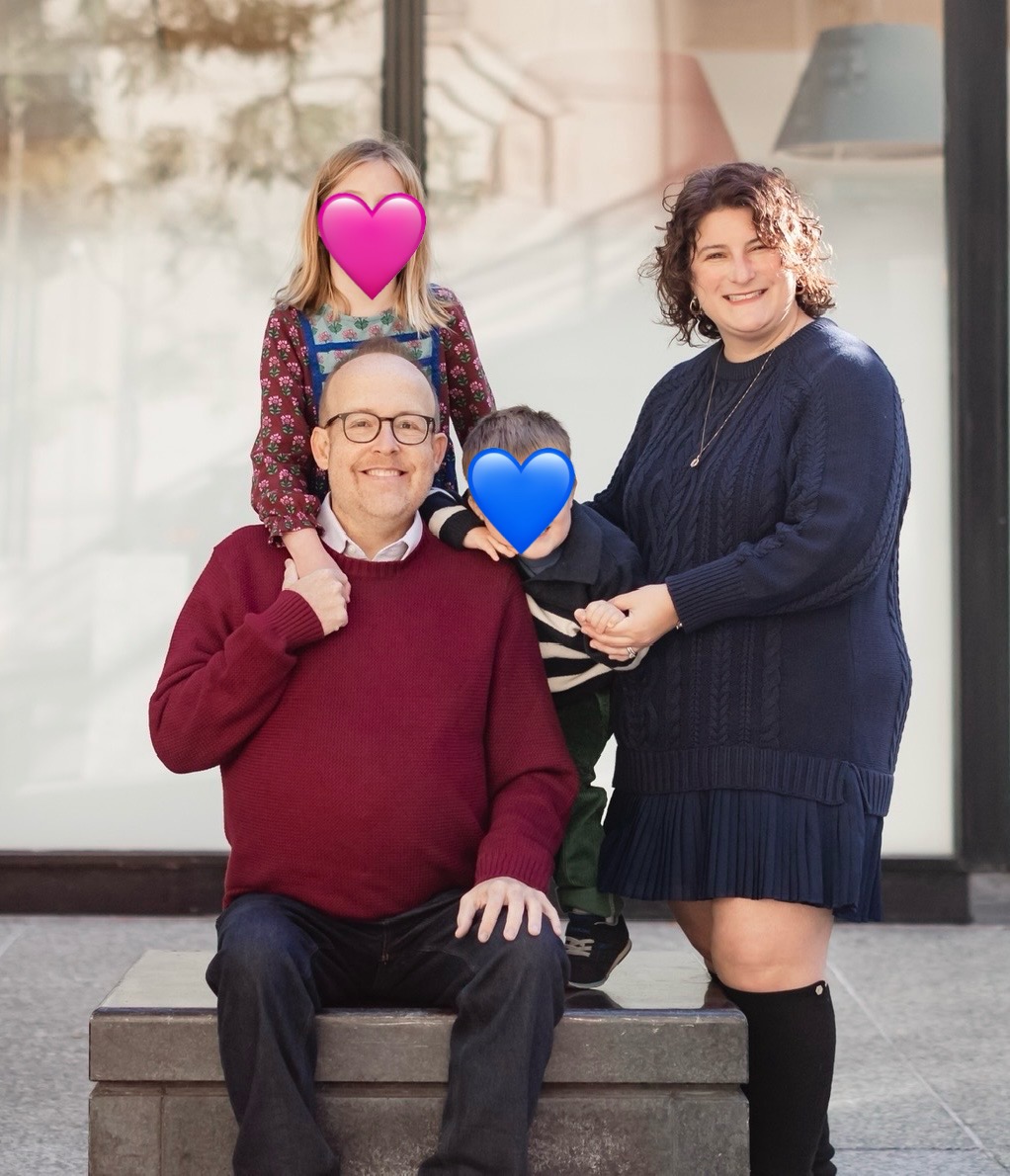 Matt Dicker and his family